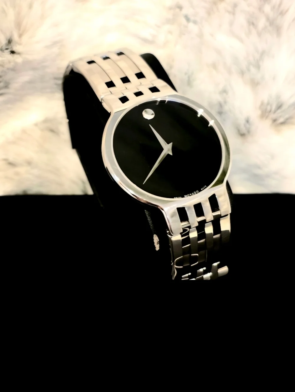 🔷 Movado Museum Classic Men's Women's Swiss Made Stainless Steel Watch AUTH
